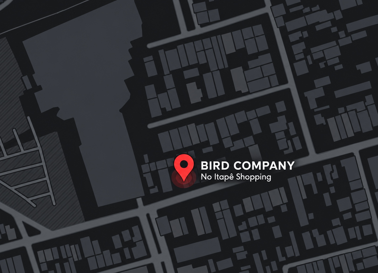 Localização da Bird Company no Itapê Shopping